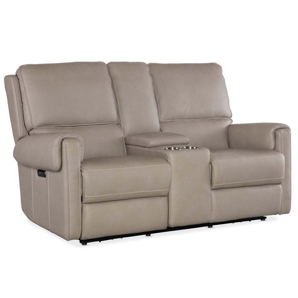 Sillon reclinable el¨¦ctrico piel Summer Cool, bourbon Chester