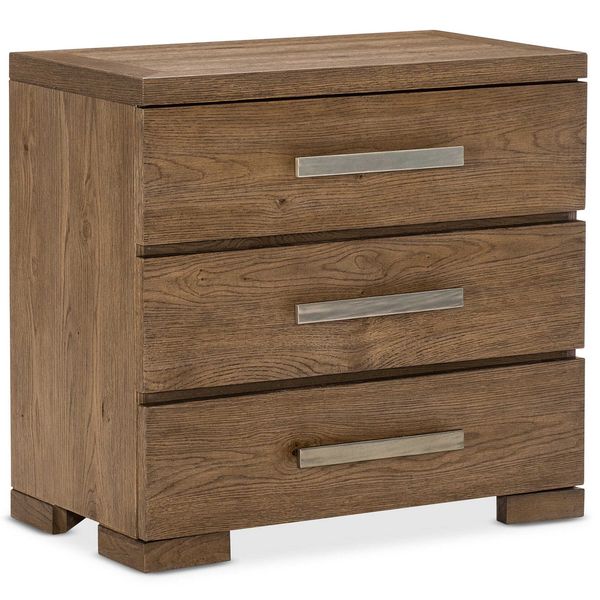 Taburete decorativo rayado Masha, rayas caqui