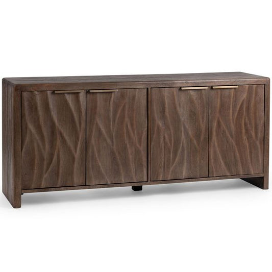 Mesa de noche abierta Duval, decolorada por sol